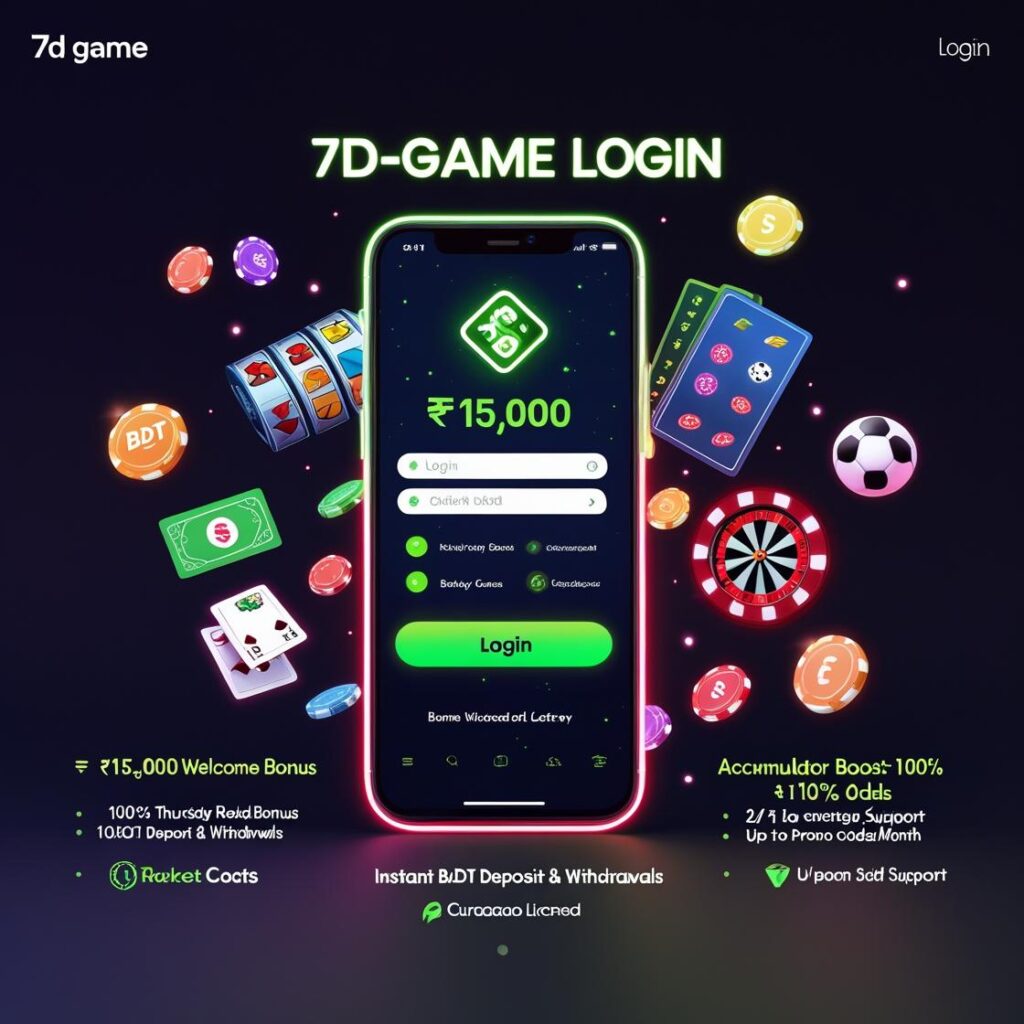 7D lottery Gaming Login